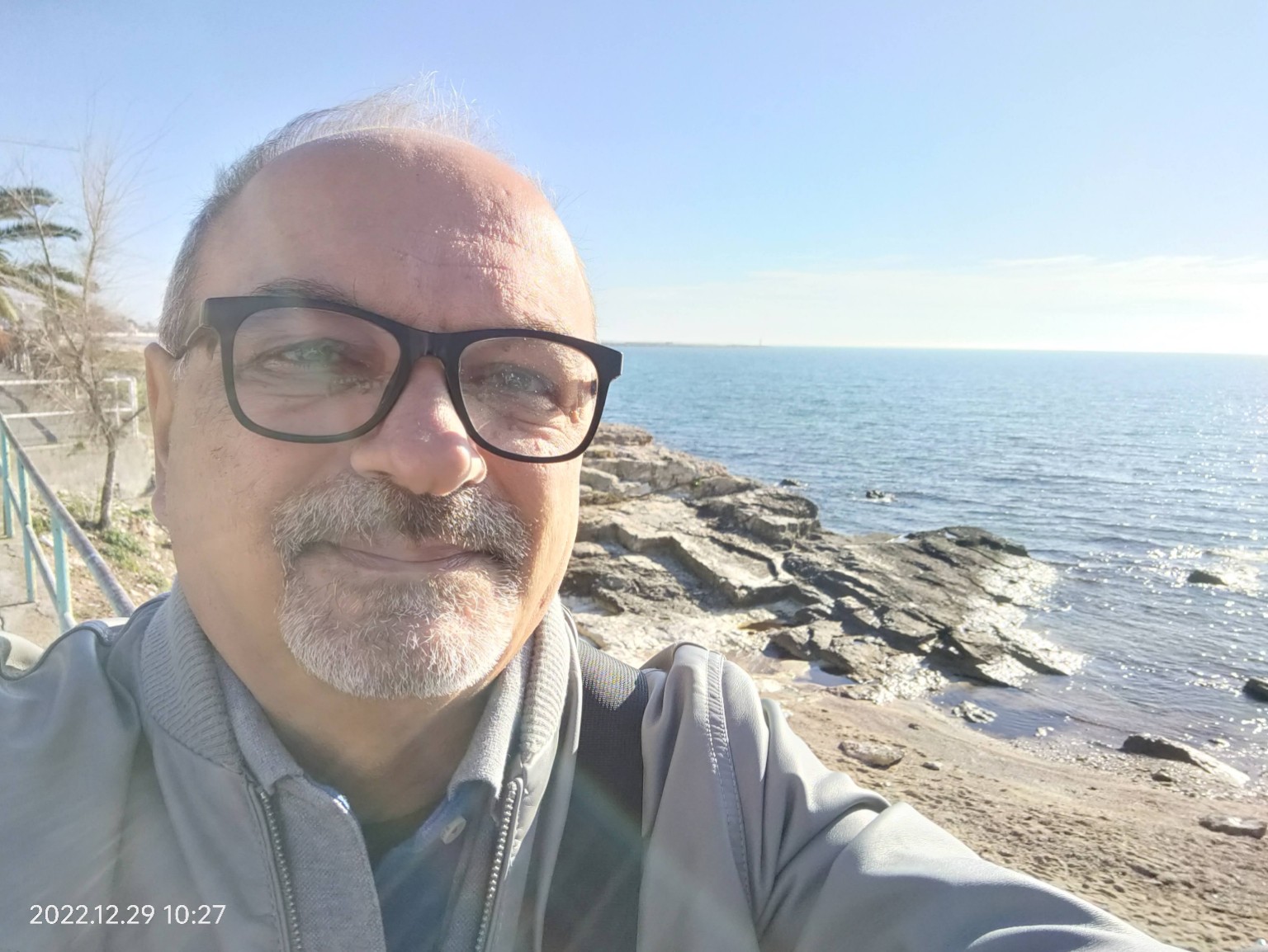 Girolamo Papagni sul mare